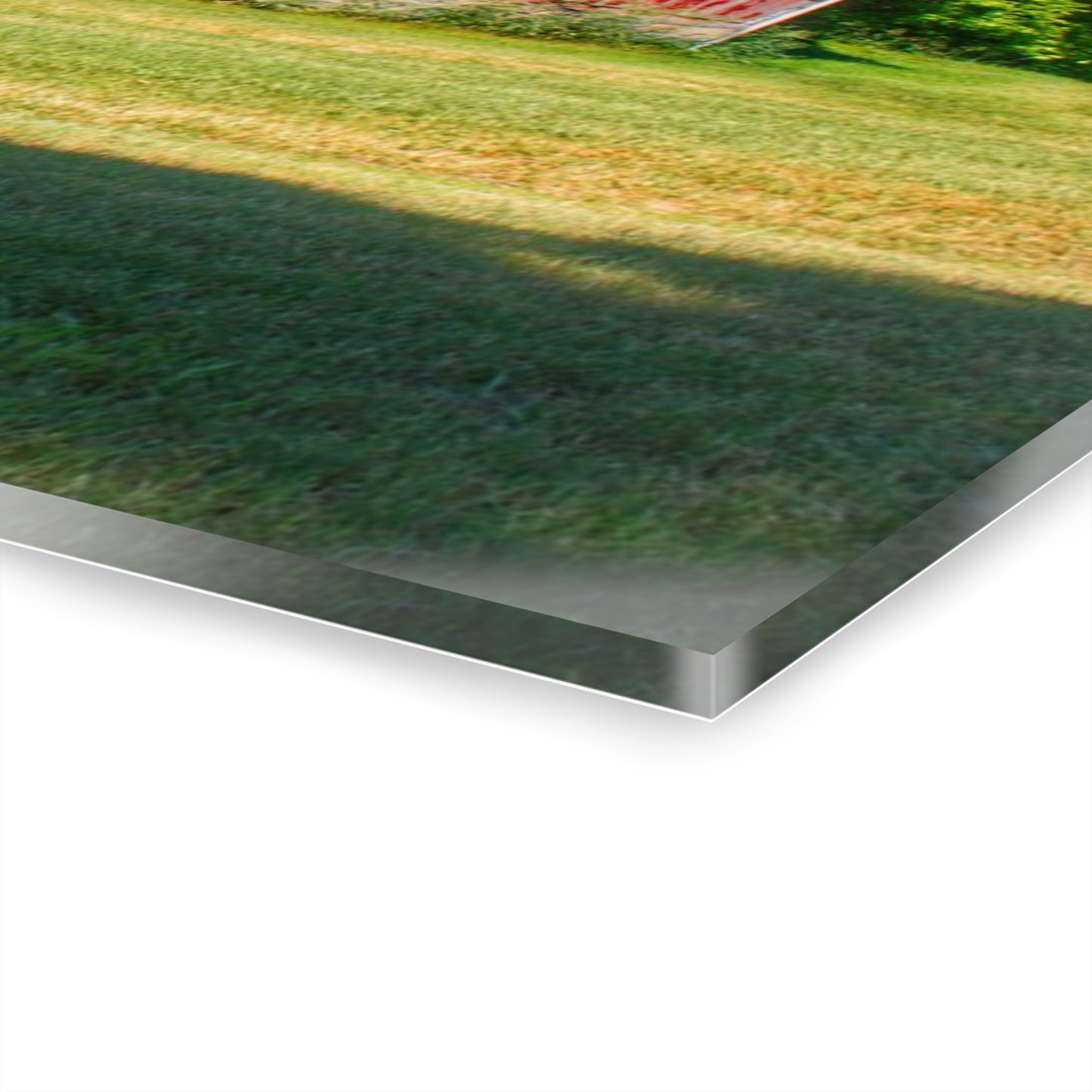 U R There Photography Five Lakes Red IV Rustic Farmhouse Acrylic Wall Print