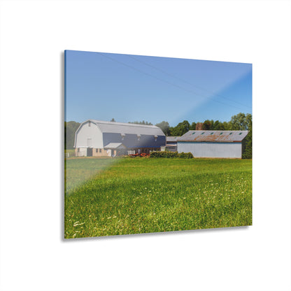 U R There Photography McPherson Greys Rustic Farmhouse Acrylic Wall Print