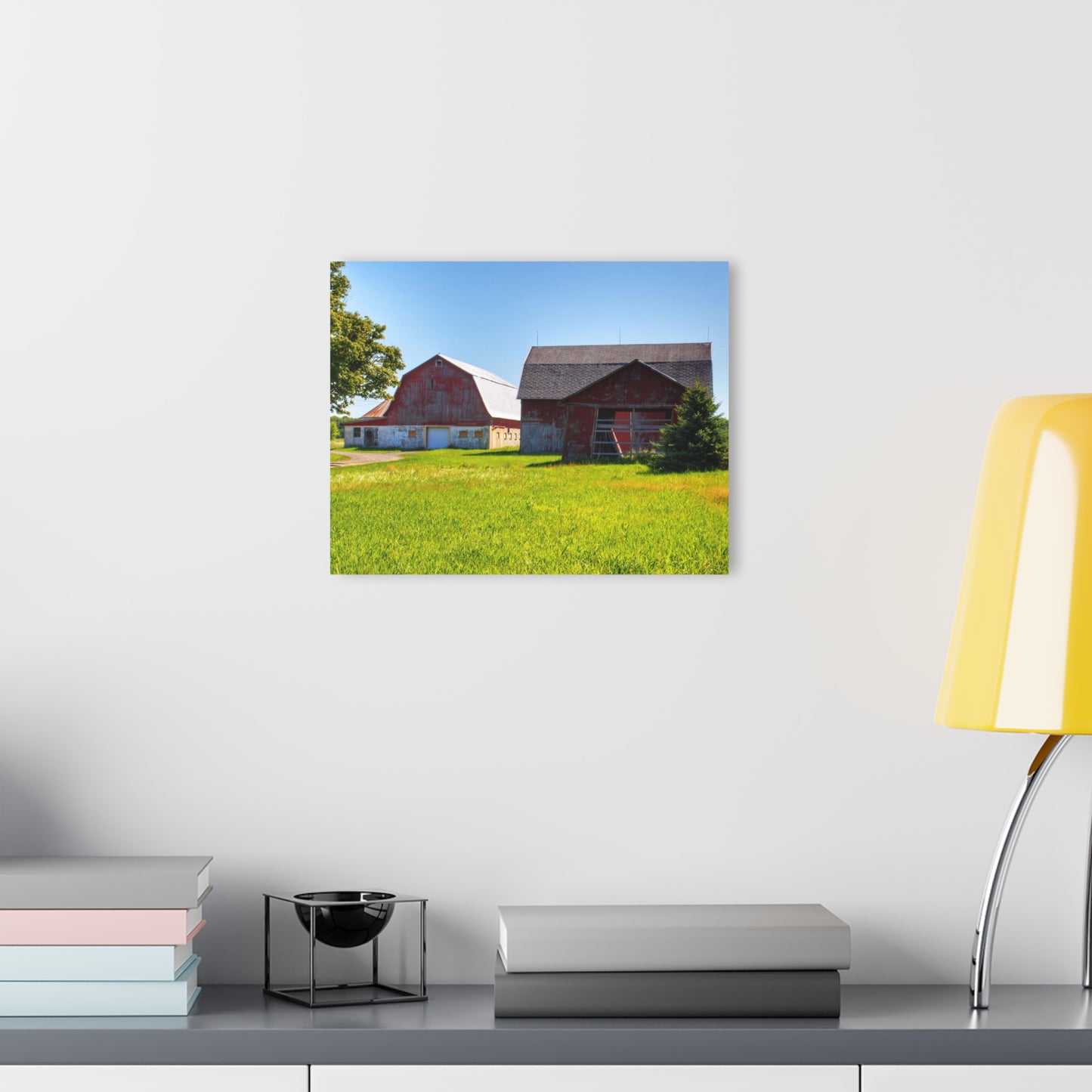 U R There Photography Atwell Road Trio Rustic Farmhouse Acrylic Wall Print