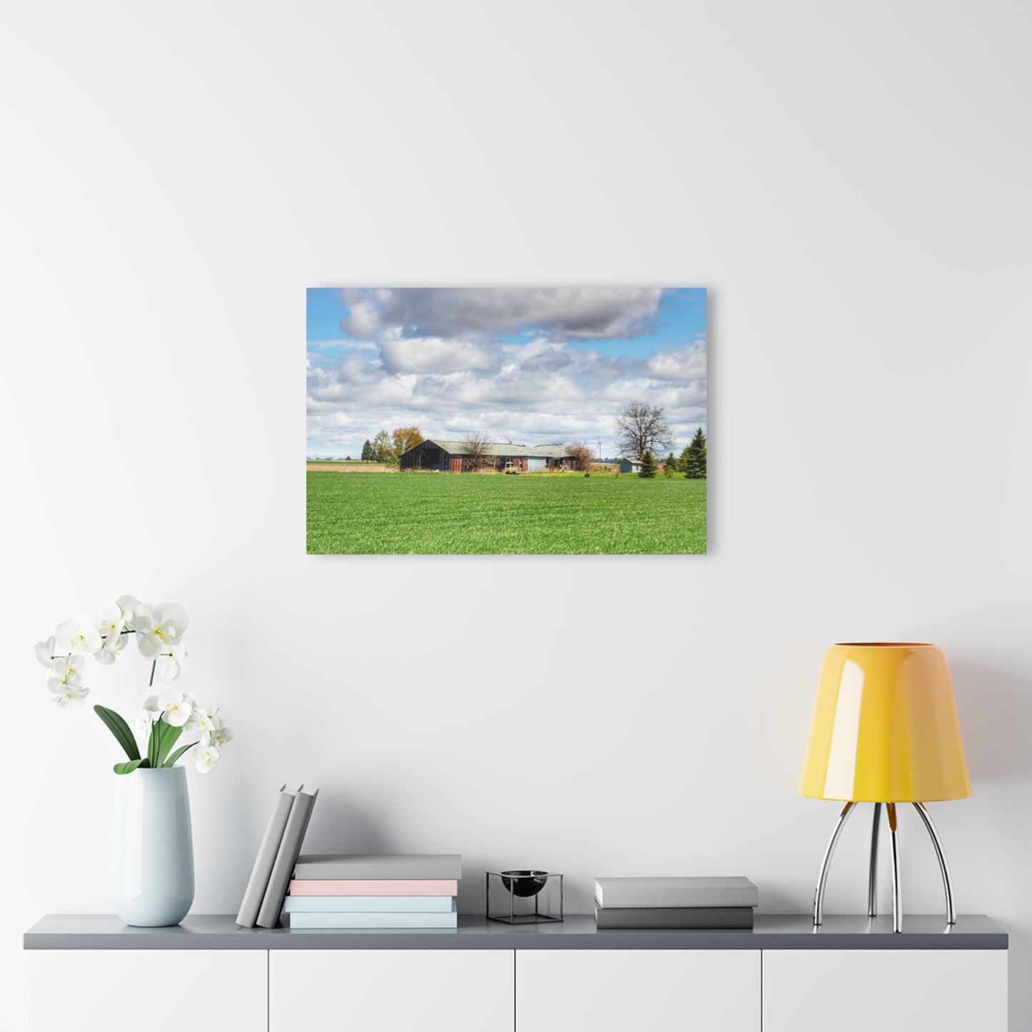 U R There Photography Rescue Road Rusted Shack Rustic Farmhouse Acrylic Wall Print