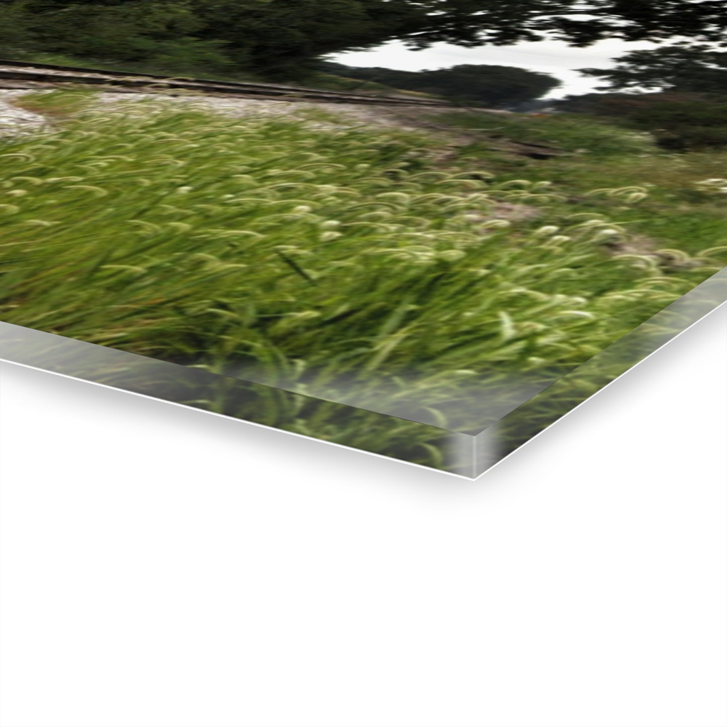 U R There Photography Michigan Rails Rustic Farmhouse Acrylic Wall Print