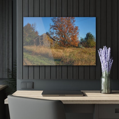 U R There Photography Clothier Road Grey Rustic Farmhouse Acrylic Wall Print