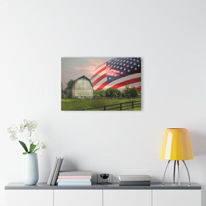 U R There Photography An American Farm II Rustic Farmhouse Acrylic Wall Print