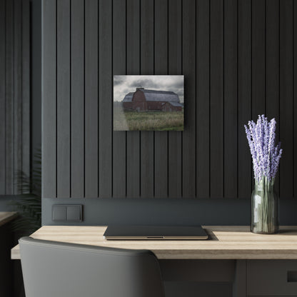 U R There Photography Glover Road Reds Rustic Farmhouse Acrylic Wall Print