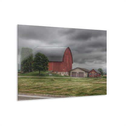 U R There Photography M-24 Country Bench Barn Rustic Farmhouse Acrylic Wall Print