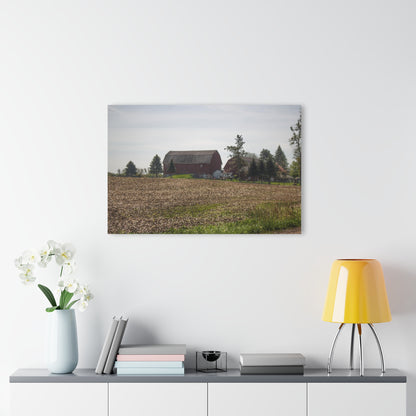 U R There Photography Bishop Road Reds IV Rustic Farmhouse Acrylic Wall Print