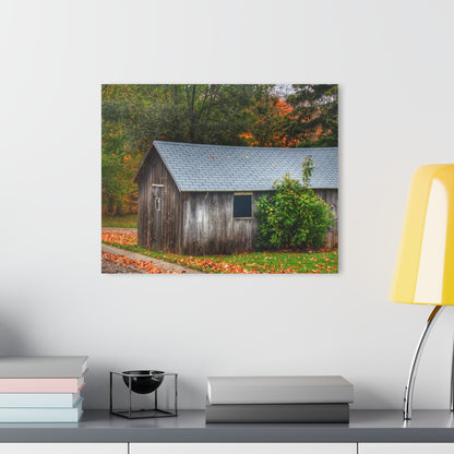 U R There Photography Grey Roadside Shack Rustic Farmhouse Acrylic Wall Print