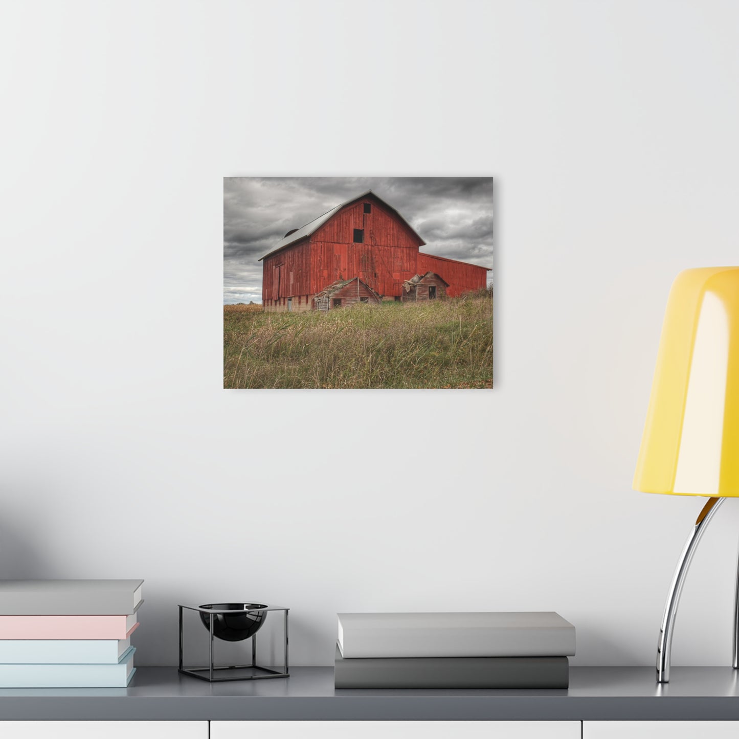 Barn Boutique Modern Farmhouse Acrylic Wall Print| Horton Road Red I