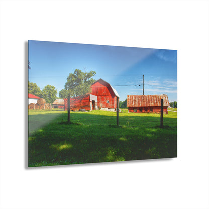 U R There Photography Frances Road Reds II Rustic Farmhouse Acrylic Wall Print