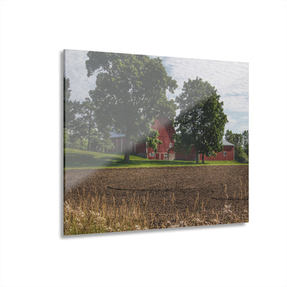 U R There Photography Catlin Road Red II Rustic Farmhouse Acrylic Wall Print