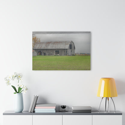 U R There Photography Bradford Road Grey Rustic Farmhouse Acrylic Wall Print
