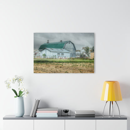U R There Photography Richville Road Grey II Rustic Farmhouse Acrylic Wall Print