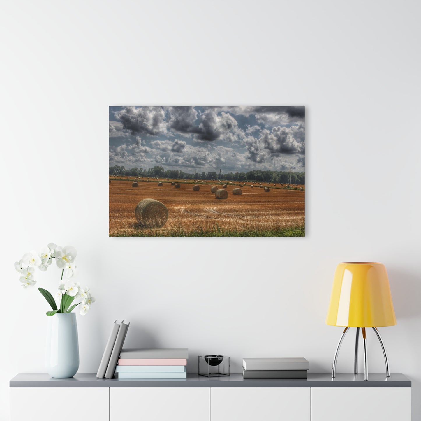 U R There Photography Haybale Heaven Rustic Farmhouse Acrylic Wall Print