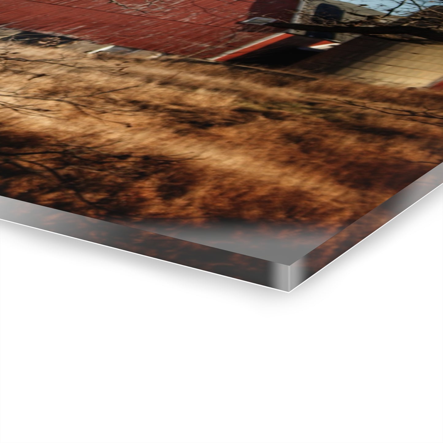 U R There Photography Greenwood Road Hidden Rustic Farmhouse Acrylic Wall Print