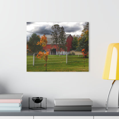 U R There Photography Farnsworth Road Red I Rustic Farmhouse Acrylic Wall Print
