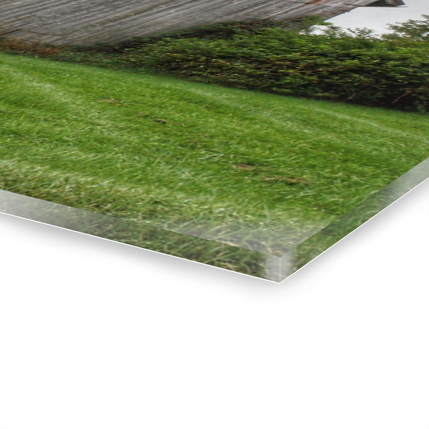 U R There Photography Dequindre Road Grey III Rustic Farmhouse Acrylic Wall Print