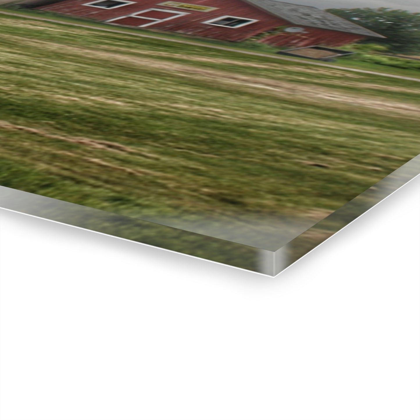 U R There Photography M-24 Country Bench Barn Rustic Farmhouse Acrylic Wall Print