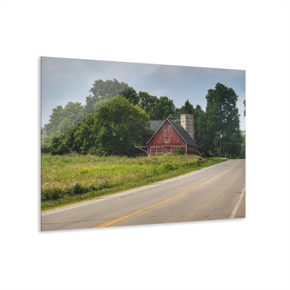 U R There Photography Metamora Red II Rustic Farmhouse Acrylic Wall Print