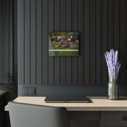 U R There Photography Oak Road Metamora Mechanics Rustic Farmhouse Acrylic Wall Print