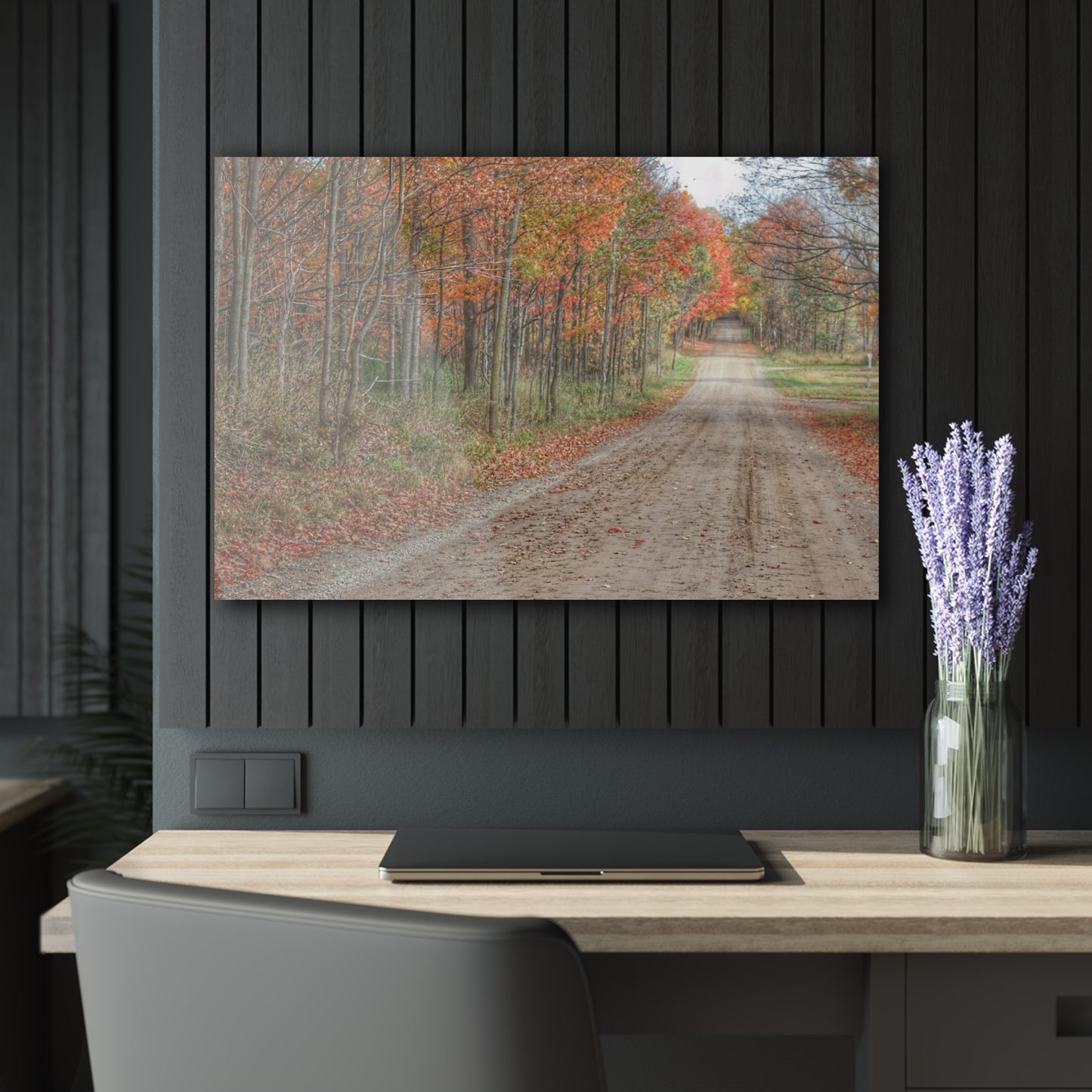 Barn Boutique Modern Farmhouse Acrylic Wall Print| Fall on Murphy Lake II