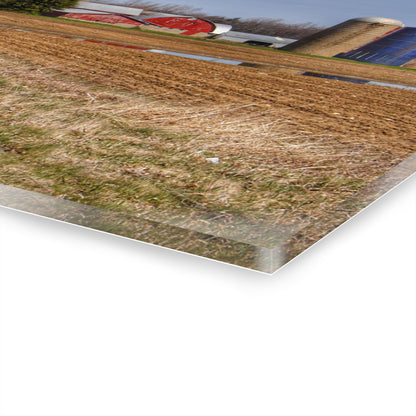 U R There Photography M-24 Northern Reds Farm Rustic Farmhouse Acrylic Wall Print