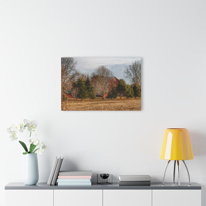 U R There Photography Irish Road Hidden Red Rustic Farmhouse Acrylic Wall Print