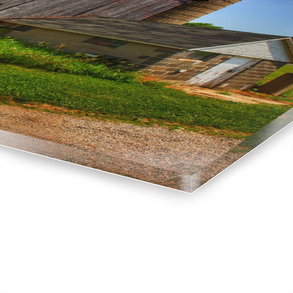 U R There Photography Marlette Red V Rustic Farmhouse Acrylic Wall Print