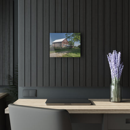 U R There Photography Castle Road Cow Barn II Rustic Farmhouse Acrylic Wall Print