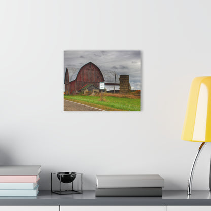 U R There Photography Valentine Road Red II Rustic Farmhouse Acrylic Wall Print