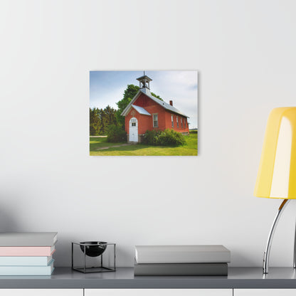 Barn Boutique Modern Farmhouse Acrylic Wall Print| French Road Old Standard Schoolhouse I