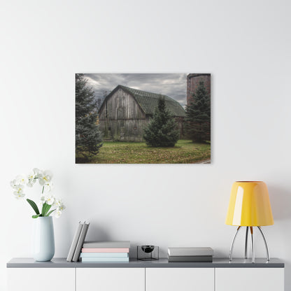 U R There Photography Pero Lake Road Grey I Rustic Farmhouse Acrylic Wall Print