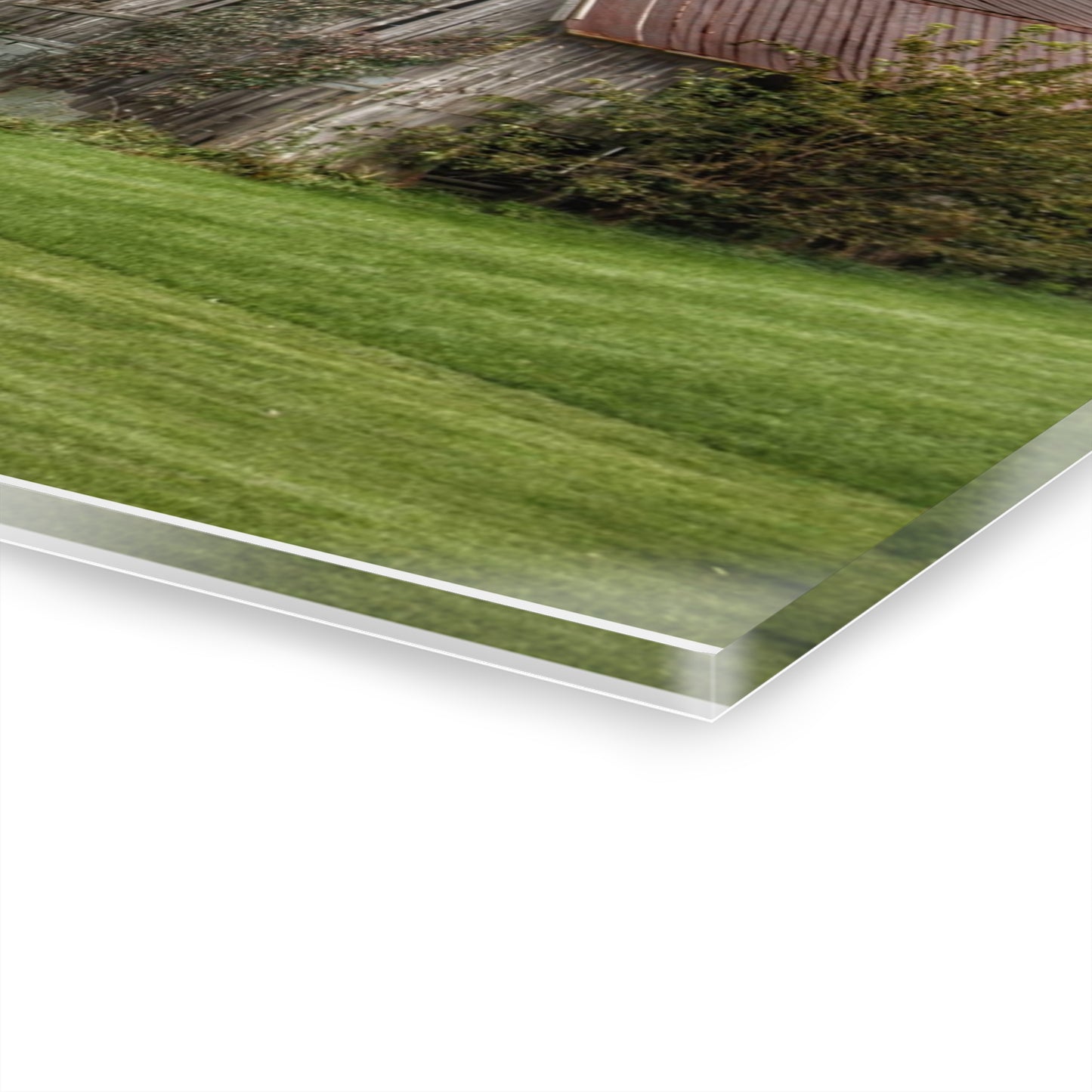 U R There Photography McDowell Road Grey Rustic Farmhouse Acrylic Wall Print