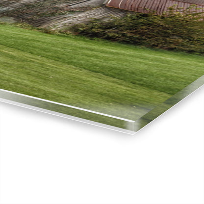 U R There Photography McDowell Road Grey Rustic Farmhouse Acrylic Wall Print