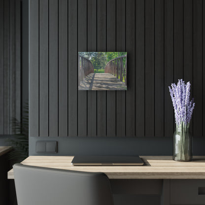U R There Photography Cramton Park Kiwanis Bridge Rustic Farmhouse Acrylic Wall Print