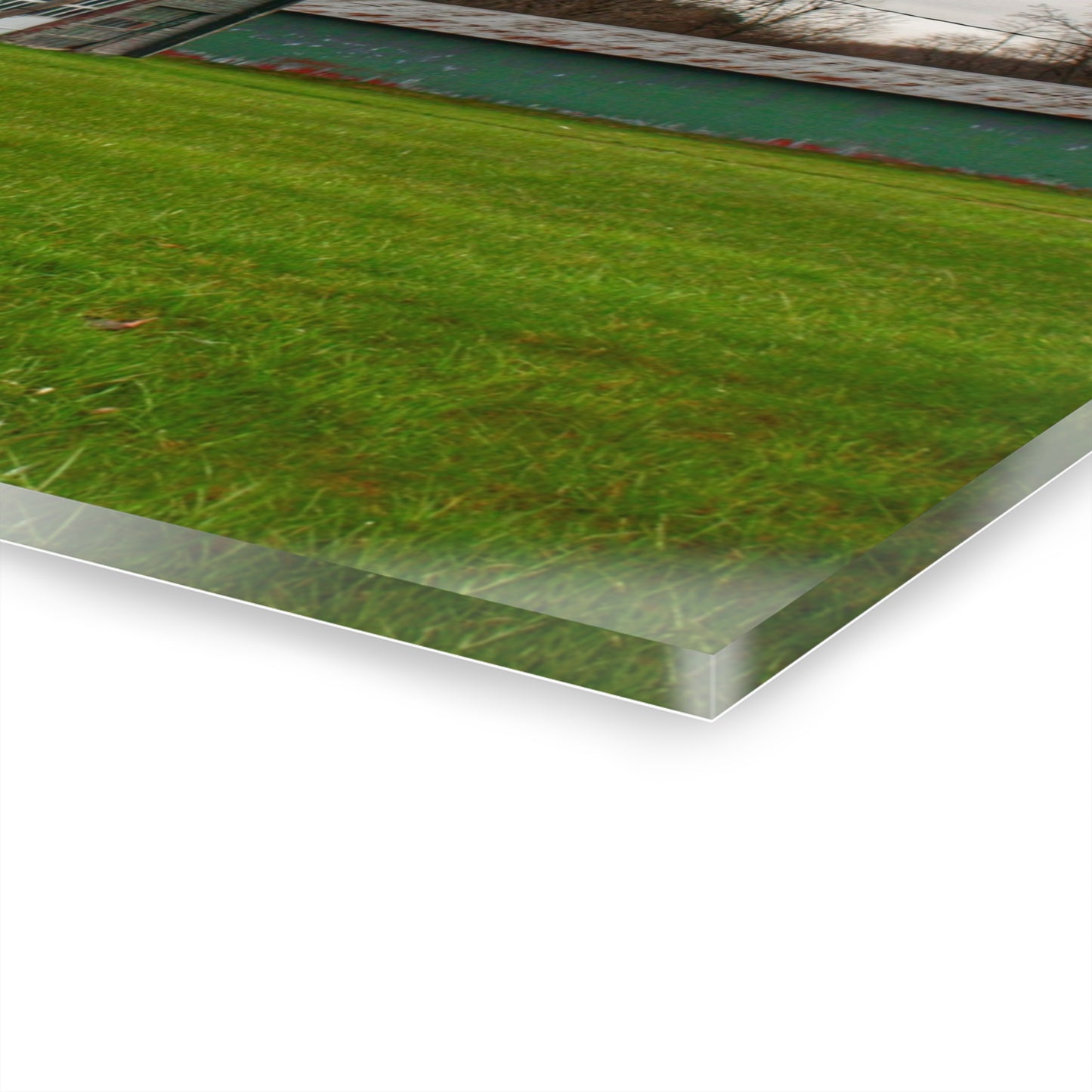 U R There Photography Hough Road Green Quonset III Rustic Farmhouse Acrylic Wall Print