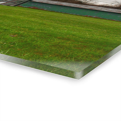 U R There Photography Hough Road Green Quonset III Rustic Farmhouse Acrylic Wall Print