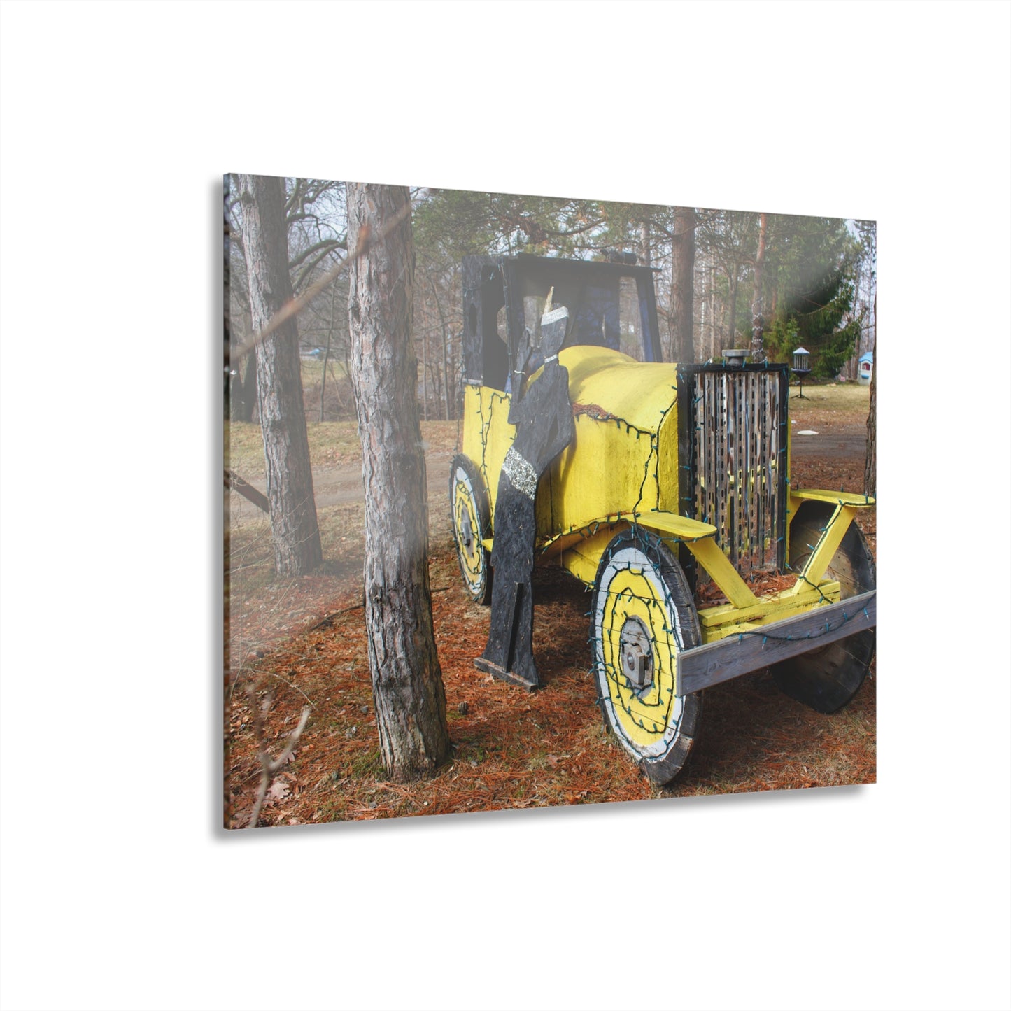 U R There Photography Hickory Place Yard Art II Rustic Farmhouse Acrylic Wall Print