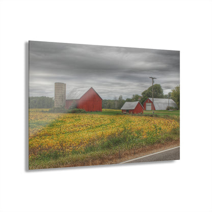 U R There Photography Kingston Road Trio III Rustic Farmhouse Acrylic Wall Print