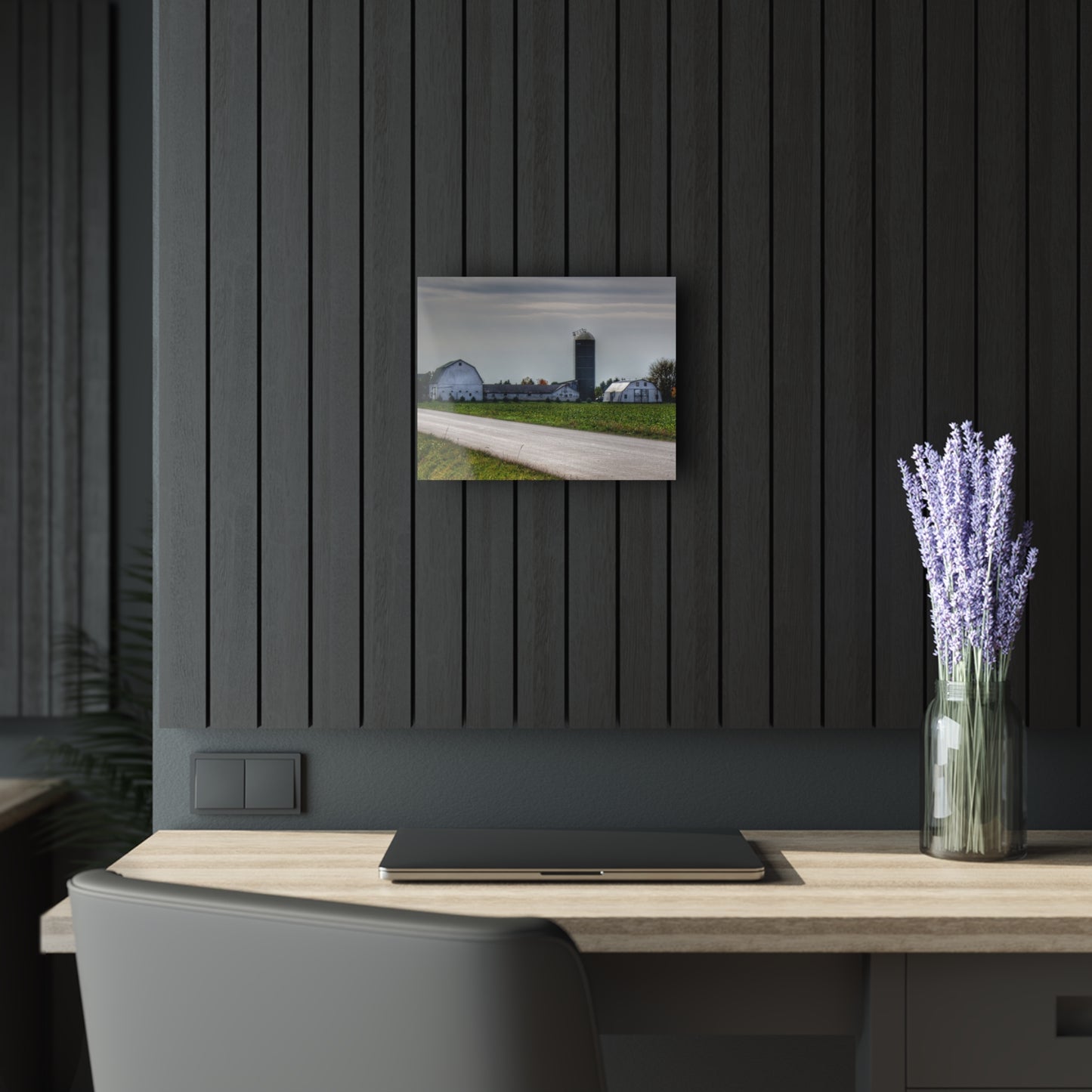 U R There Photography South Block Road Farm Rustic Farmhouse Acrylic Wall Print