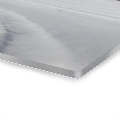 U R There Photography Hilltop Grey and Silo Rustic Farmhouse Acrylic Wall Print