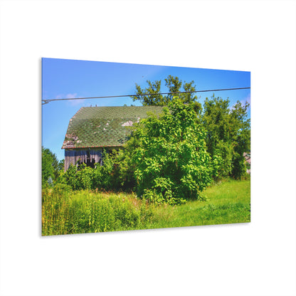 U R There Photography Hidden Grey of Hunters Creek Rustic Farmhouse Acrylic Wall Print