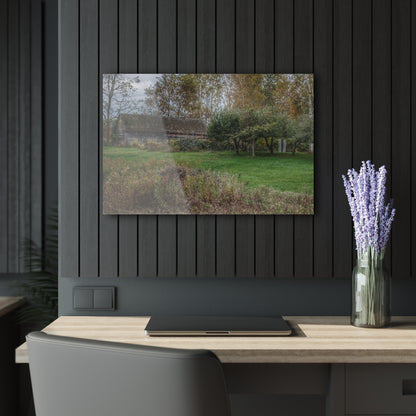 U R There Photography Grey Shack of Elmwood Rustic Farmhouse Acrylic Wall Print