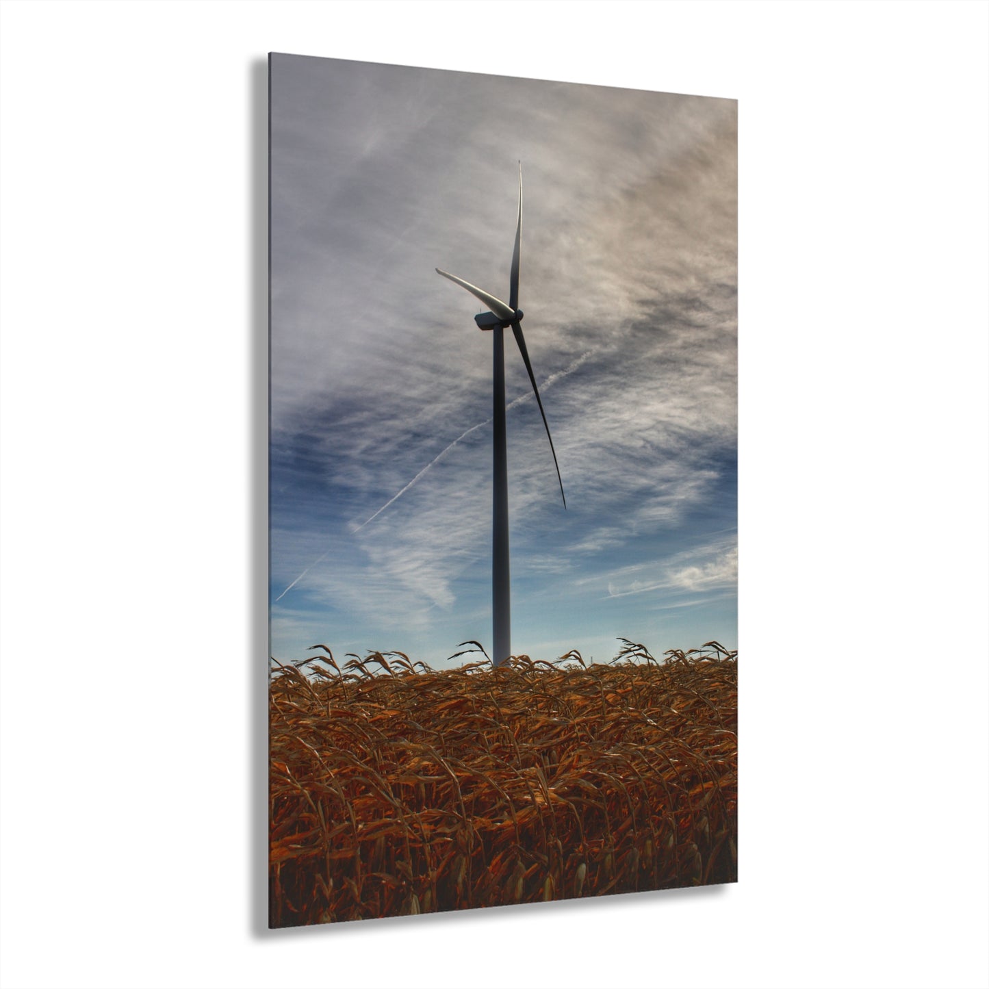 U R There Photography North Gera Road Windmill Rustic Farmhouse Acrylic Wall Print