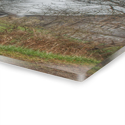 U R There Photography Bowers Road Greys IV Rustic Farmhouse Acrylic Wall Print