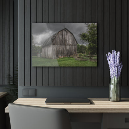 U R There Photography Attica Grey Rustic Farmhouse Acrylic Wall Print