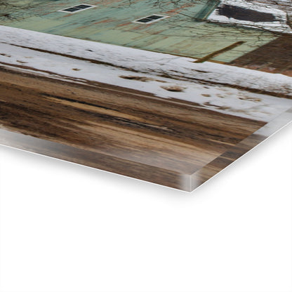 U R There Photography Hunters Creek Meadow Green Rustic Farmhouse Acrylic Wall Print