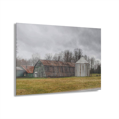 U R There Photography Hough Road Green Quonset I Rustic Farmhouse Acrylic Wall Print