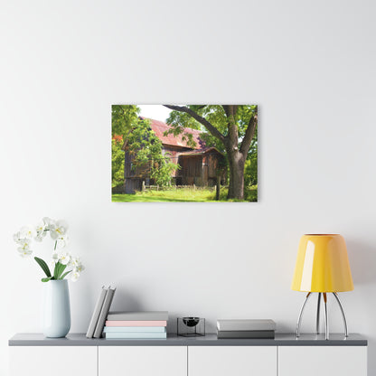 U R There Photography Oxford Rusted Red III Rustic Farmhouse Acrylic Wall Print