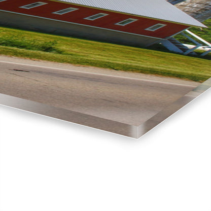 U R There Photography Metamora Red 2020 I Rustic Farmhouse Acrylic Wall Print