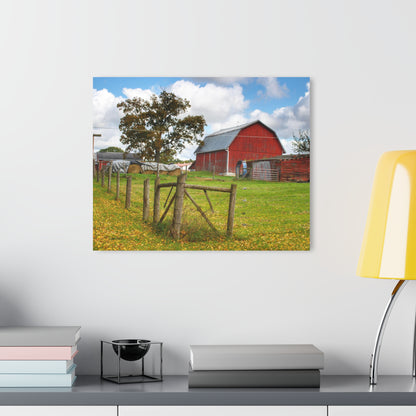 U R There Photography Beyond the Fence on Frances Road Rustic Farmhouse Acrylic Wall Print